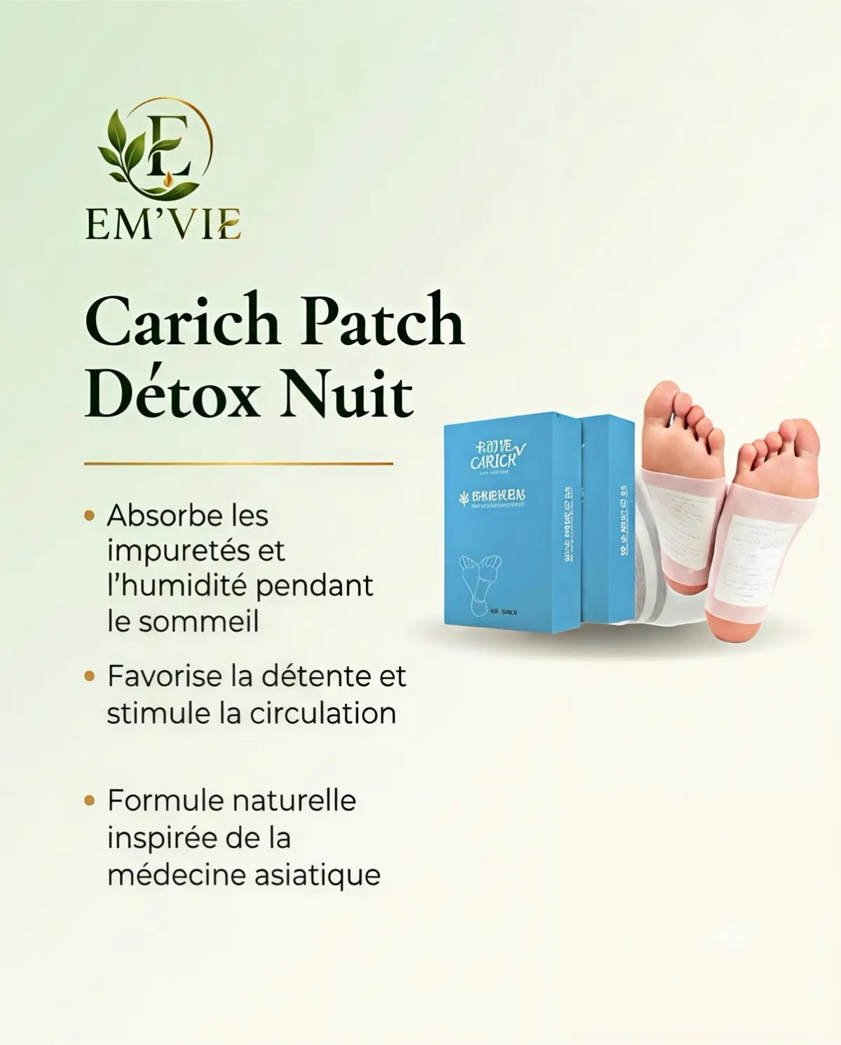Carich Patch Détox Nuit