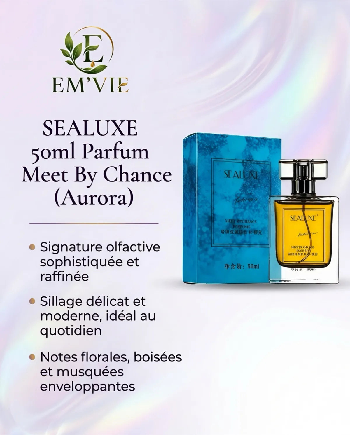 SEALUXE 50ml Parfum Meet By Chance (Aurora)